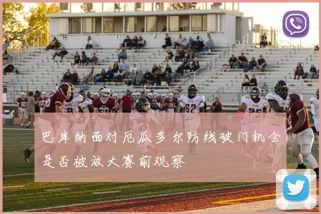 巴库纳面对厄瓜多尔防线破门机会是否被放大赛前观察